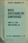 Photo of 1962, 10th ASMS Conference Proceedings Cover